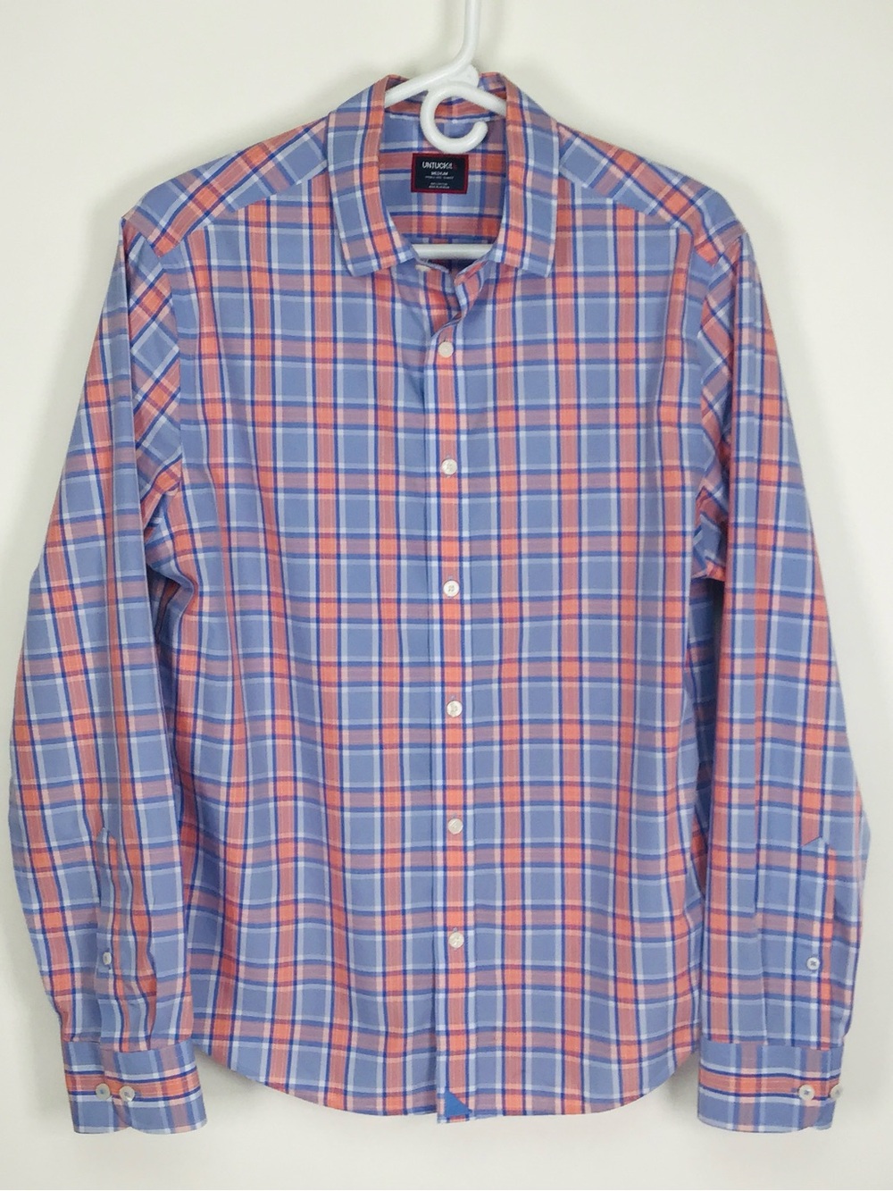 UNTUCKit Ravenswood men’s long sleeve button up shirt medium